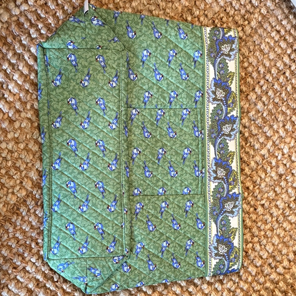 Vera Bradley Green and Blue Patterned Tote
